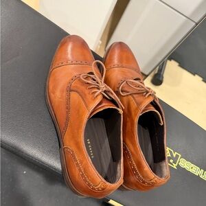 Cole Han Men's Brown Leather Dress Shoes